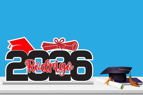Graduation 2026 Party Name Sign, Graduation Decoration SVG zafrans studio 