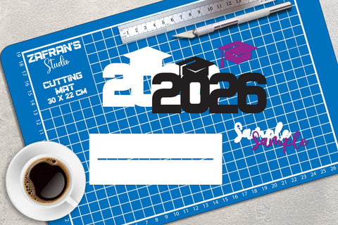 Graduation 2026 Party Name Sign, Graduation Decoration SVG zafrans studio 