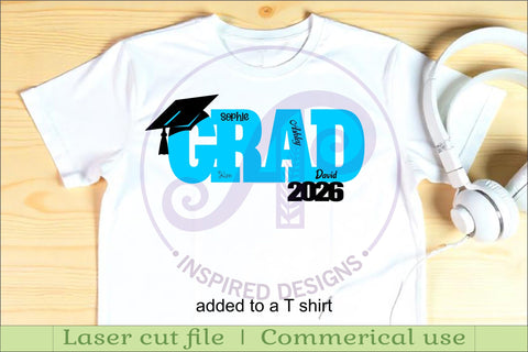 Graduation 2026 wall sign, signable Grad keepsake SVG APInspireddesigns 