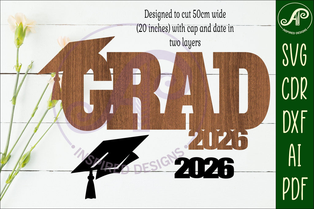 Grad Keepsake Sign Graduation 2026 wall sign, signable Grad keepsake - So Fontsy