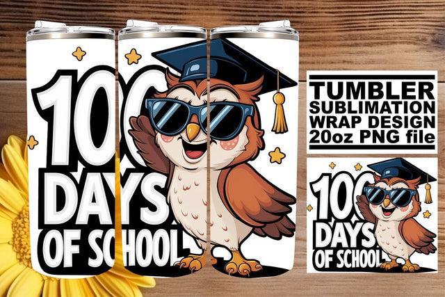 Graduation Animals Tumbler Wrap Sublimation 20oz Sublimation afrosvg 
