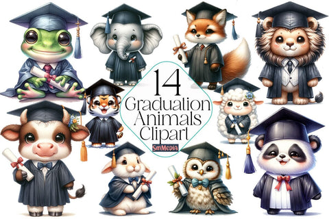 Graduation Animals,Illustrator Clipart,Quotes and Sayings,Food & Drink,On Sale, Print & Cut Sublimation Newmockups 