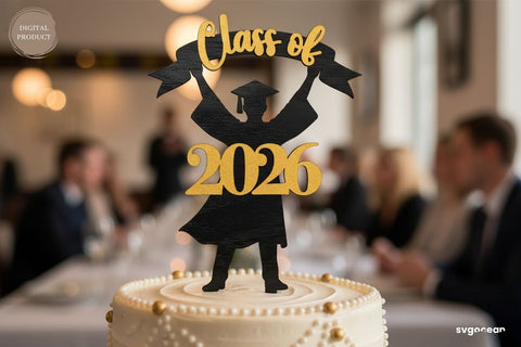 Graduation Cake Toppers SVG Bundle SVG SvgOcean 