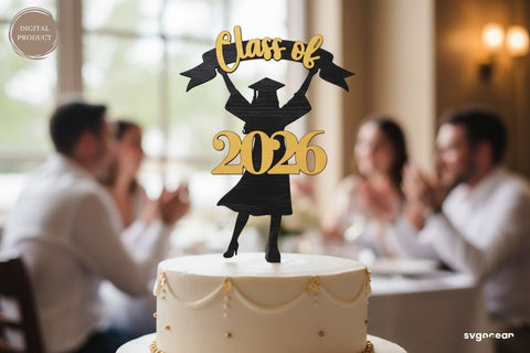 Graduation Cake Toppers SVG Bundle SVG SvgOcean 