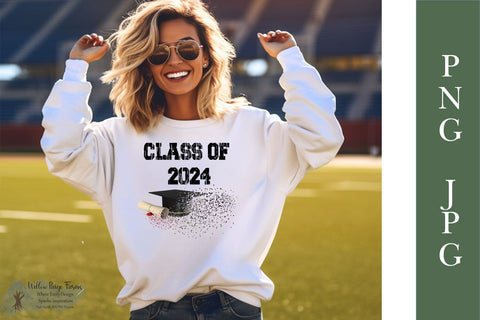 Graduation Cap 2024 PNG JPG | PNG and Sublimation file | First Graduation Sublimation Willow Paige Farms 