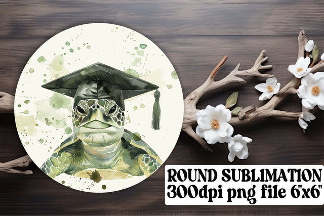 Graduation Cap Circle Wildlife Sublimation keychain Sublimation afrosvg 