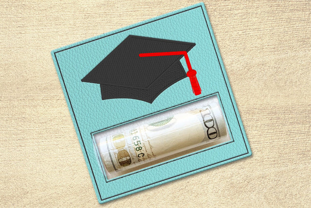 Graduation Cap Money Roll Holder ITH Applique Embroidery Embroidery/Applique DESIGNS Risa Rocks It 