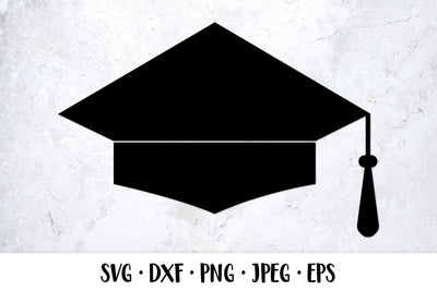 Graduation cap SVG. Academic hat with tassel cut file SVG LaBelezoka 