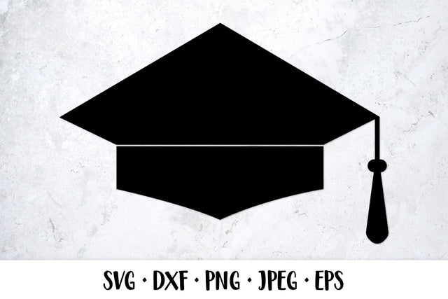Graduation cap SVG. Academic hat with tassel cut file SVG LaBelezoka 