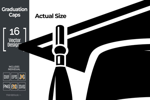 Graduation Caps SVG AfterTenDesign 