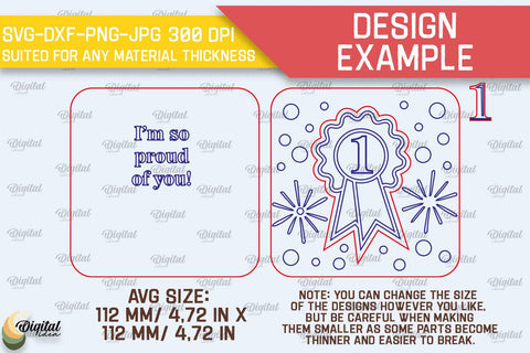 Graduation Card SVG. Graduation Greeting Card Laser Cut SVG Evgenyia Guschina 