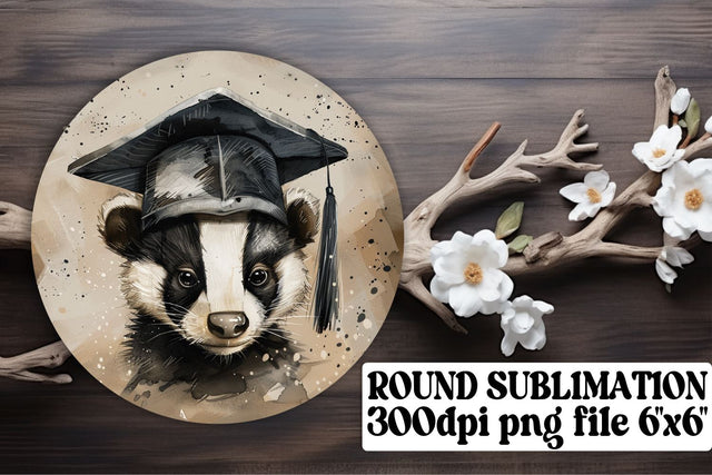 Graduation Ceremony Circle Animal Design keychain Sublimation afrosvg 