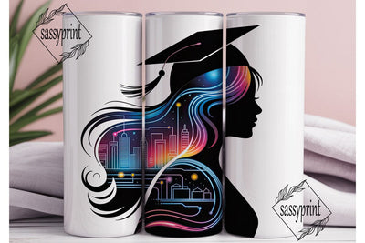 Graduation City Lights 20oz Tumbler Sublimation sassyprint 