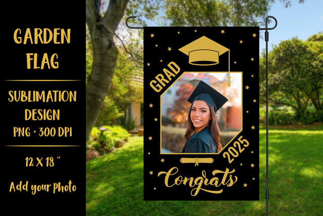 Graduation Class of 2025 Garden flag sublimation design Sublimation LaBelezoka 