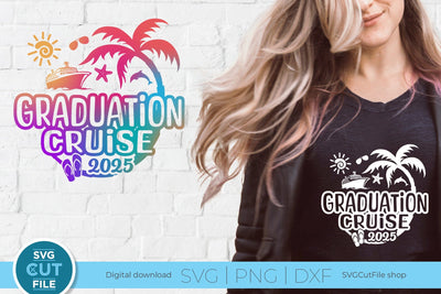 Graduation Cruise svg - 2025 Grad Trip svg vacation Holiday Design SVG SVG Cut File 