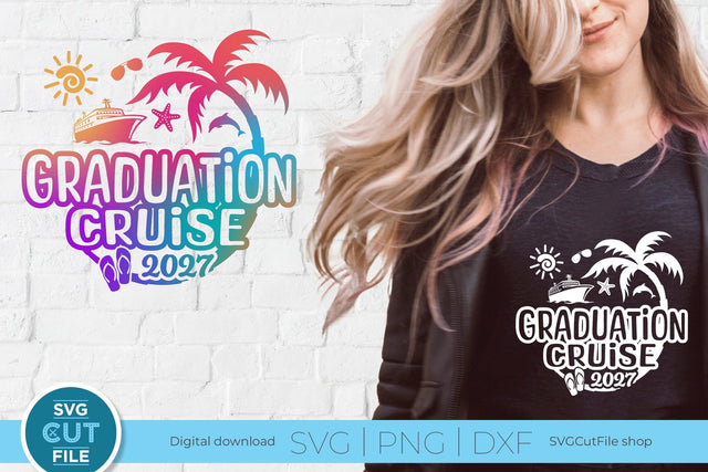 Graduation Cruise svg - 2027 Grad Trip svg vacation or Holiday Design SVG SVG Cut File 