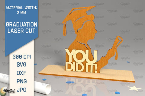 Graduation Decor Laser Cut Bundle. Graduation Signs SVG SVG Evgenyia Guschina 