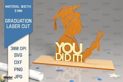 Graduation Decor Laser Cut. Graduation Signs SVG SVG Evgenyia Guschina 