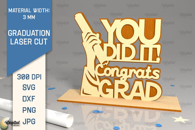 Graduation Decor Laser Cut. Graduation Signs SVG SVG Evgenyia Guschina 