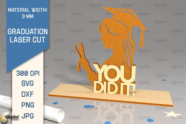 Graduation Decor Laser Cut. Graduation Signs SVG SVG Evgenyia Guschina 