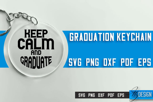 Graduation Keychain SVG | Graduation 2024 | Keychain Design | SVG File SVG Fly Design 