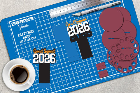 Graduation Money Cake DIY, Graduation Gift, 3D Class of 2026 SVG zafrans studio 