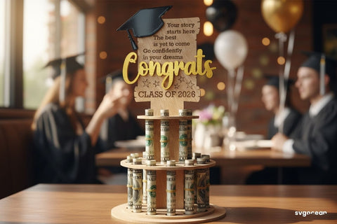 Graduation Money Cake SVG Bundle SVG SvgOcean 