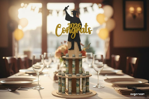 Graduation Money Cake SVG Bundle SVG SvgOcean 