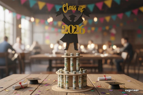 Graduation Money Cake SVG Bundle SVG SvgOcean 