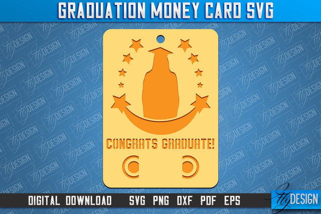 Graduation Money Card | Class 2024 | Grad SVG Quotes | Greeting Money Cards SVG Fly Design 