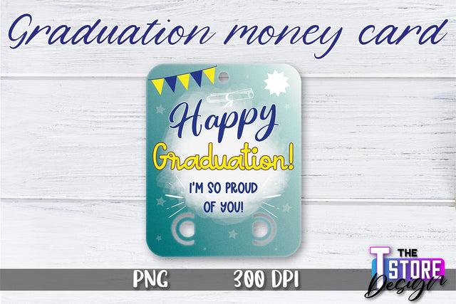 Graduation Money Card PNG Design | Graduation Money Holder | Graduation PNG Sublimation The T Store Design 