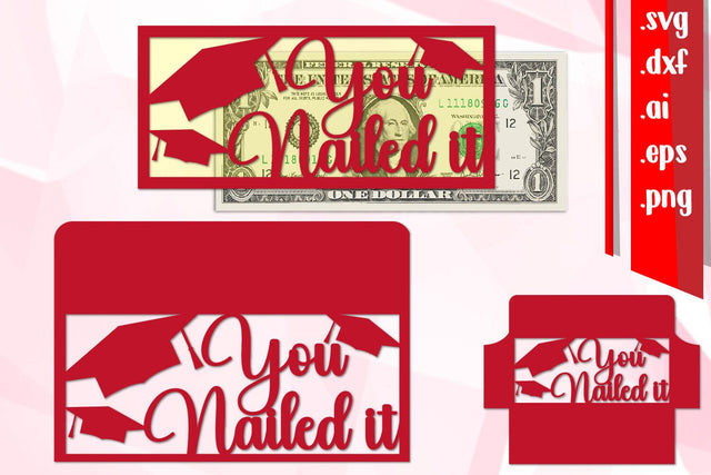 Graduation Money Envelope Papercut, DIY Gift Graduated, Graduation Papercut, Graduation Money Holder SVG zafrans studio 