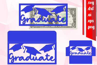 Graduation Money Envelope Papercut, Graduation Money Holder, DIY Gift Graduated, Graduation Papercut SVG zafrans studio 