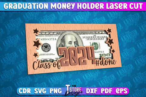 Graduation Money Holder Laser Cut Bundle | Money Holder Design | Gift SVG Design SVG The T Store Design 