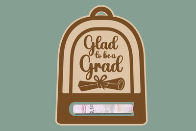 Graduation Money Holder Laser Engraving SVG zafrans studio 