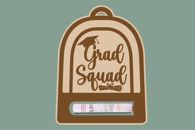 Graduation Money Holder Laser Engraving SVG zafrans studio 