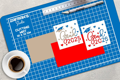 Graduation Papercut Card, Class of 2025, Grad 2025 3D Paper zafrans studio 