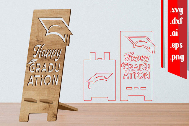Graduation Phone Stand | School Phone Holder SVG zafrans studio 