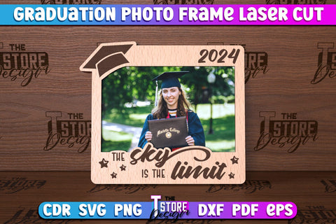 Graduation Photo Frame Laser Cut Bundle | Photo Frame Design | CNC File SVG The T Store Design 