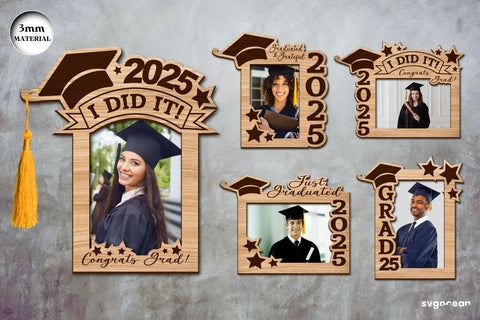 Graduation Photo Frames Bundle SVG SvgOcean 