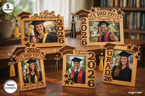 Graduation Photo Frames Bundle SVG SvgOcean 