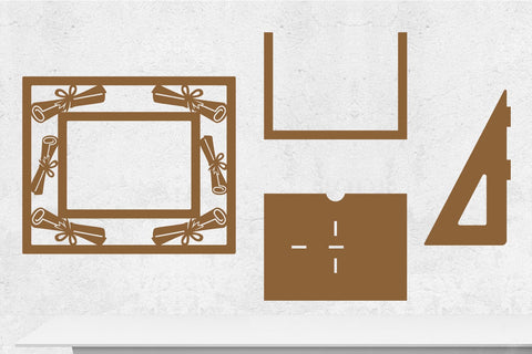 Graduation Photo Frames Cut Files, Graduation Laser Cut SVG zafrans studio 