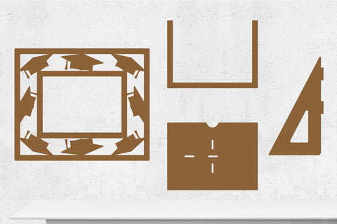 Graduation Photo Frames Cut Files SVG zafrans studio 