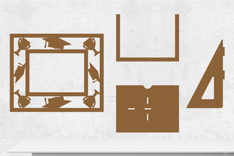 Graduation Photo Frames Cut Files SVG zafrans studio 