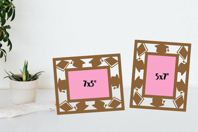 Graduation Photo Frames Cut Files SVG zafrans studio 