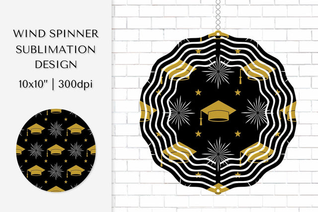 Graduation Spinner Sublimation. Wind Spinner Design PNG 05 Sublimation LaBelezoka 
