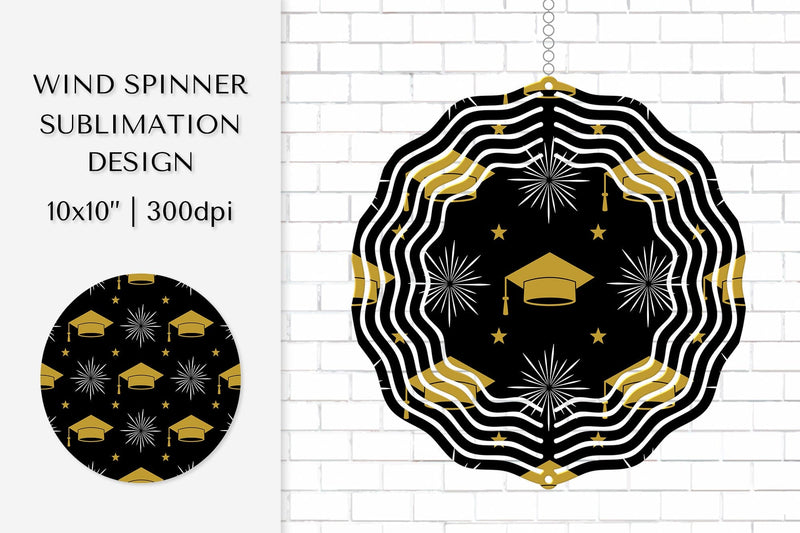 Graduation Spinner Sublimation. Wind Spinner Design PNG 05 Sublimation LaBelezoka 