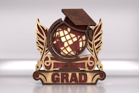 Graduation Stand Multi-Layer Decoration SVG LaserCutano 