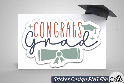 Graduation Sticker Bundle, PNG Design SVG akazaddesign 