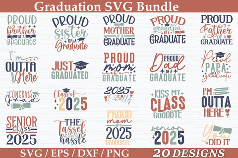 Graduation SVG Bundle ,Graduation Bundle, Graduation Design SVG akazaddesign 
